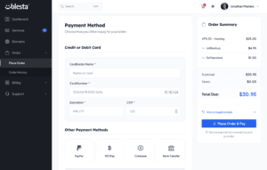 Blesta v6 New Checkout