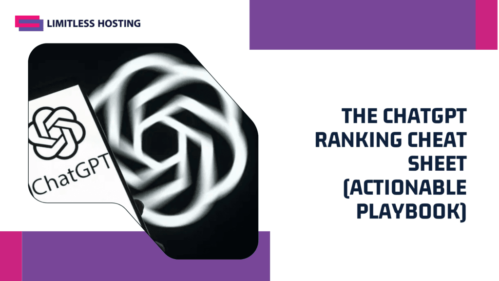 The ChatGPT Ranking Cheat Sheet (Actionable Playbook)
