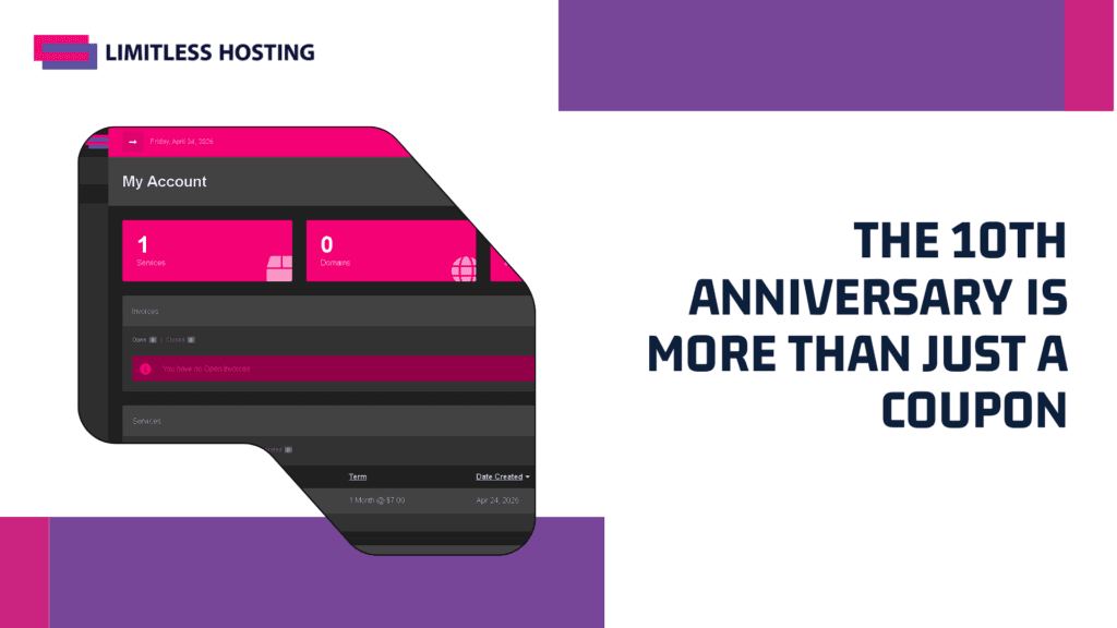 The 10th Anniversary Is More Than Just a Coupon