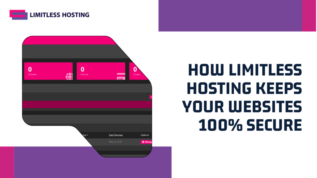How Limitless Hosting Keeps Your Websites 100% Secure